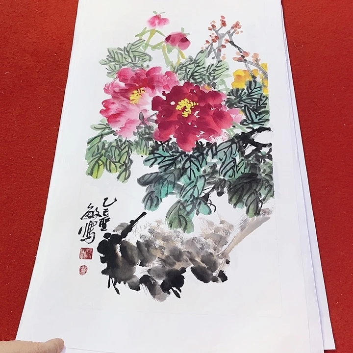 国画张圣敏先生纯手绘作品
