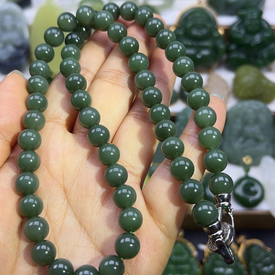 和田玉未镶嵌项链