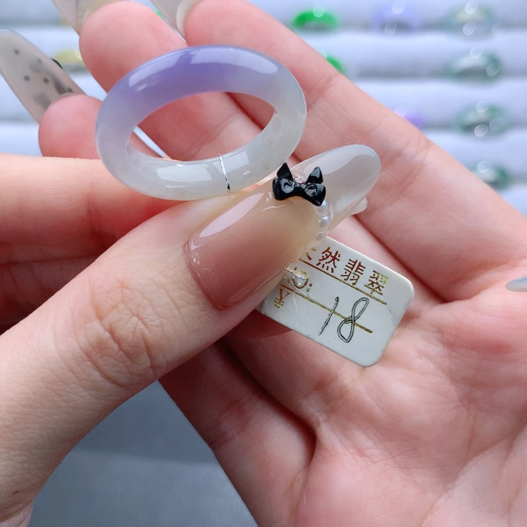 翡翠未镶嵌戒指戒指