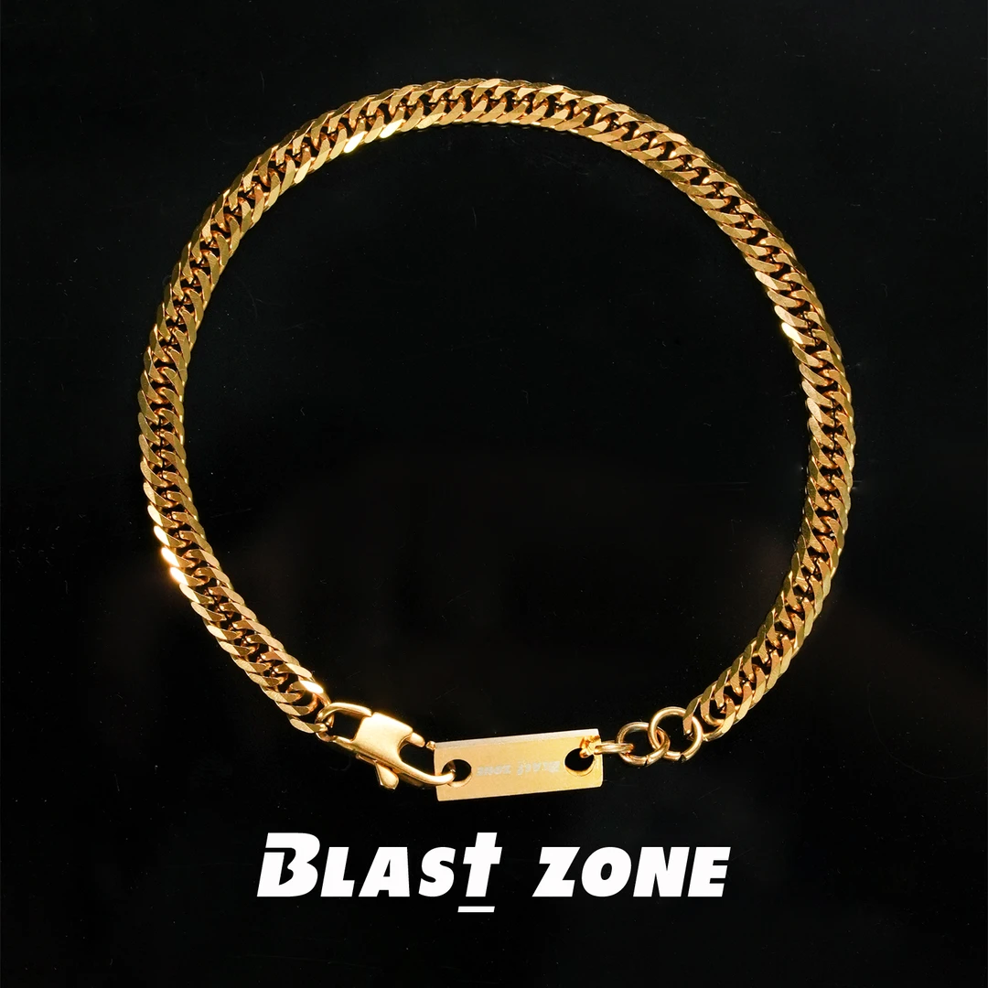 钛钢手链 5MM日本加密12面切喜平手链古巴链精致小众叠戴男女手饰