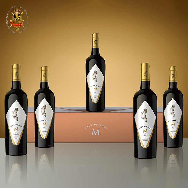 【M1珍藏版】玛利酒荟摩艾石像M1干红葡萄酒14度750ML*6瓶