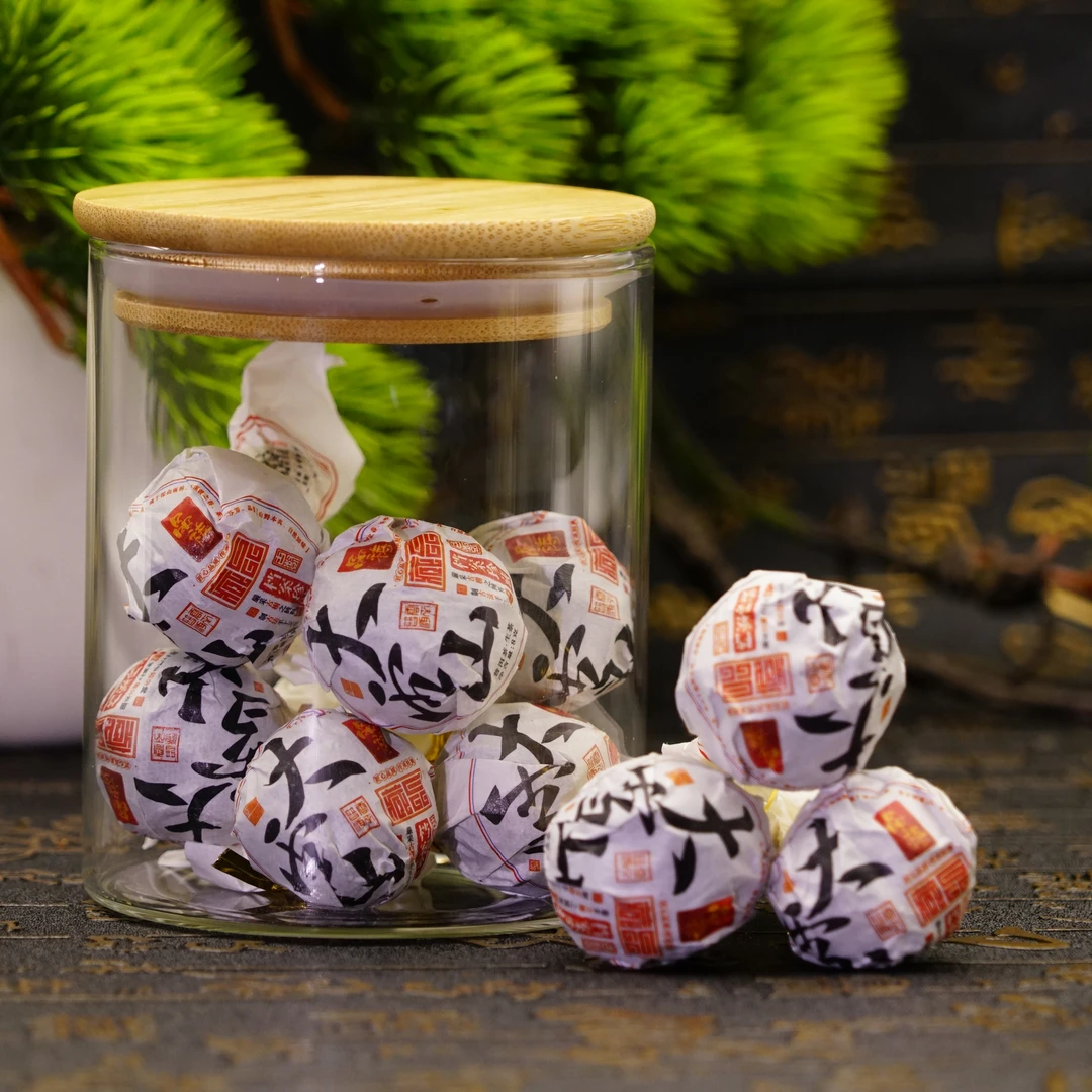 新人福利 限购一单 大雪山普洱生茶8颗（龙珠）