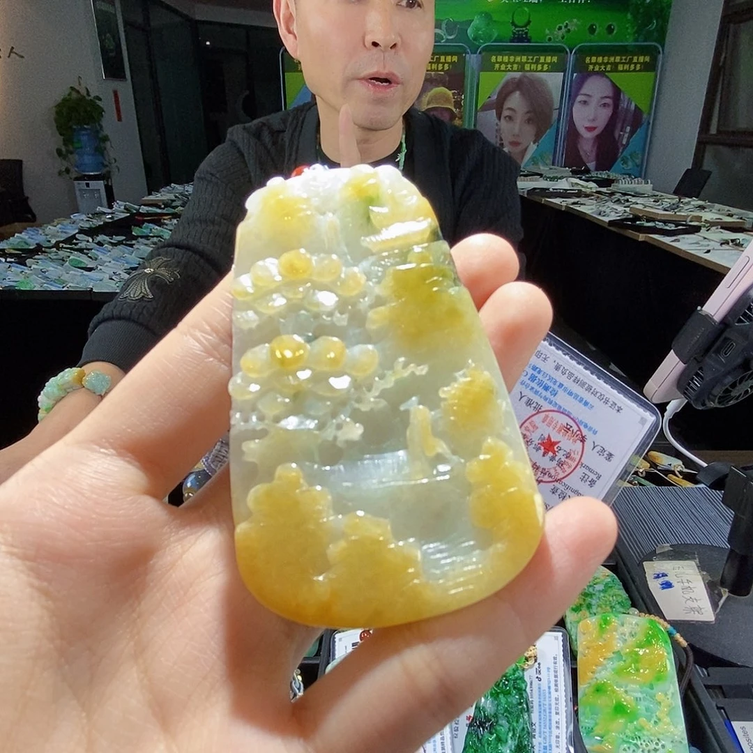 颈饰未镶嵌翡翠翡翠