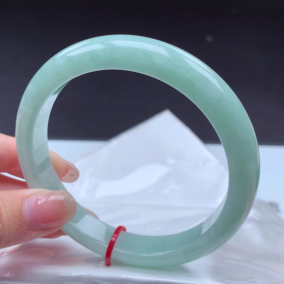 翡翠未镶嵌手镯62-63手镯000413