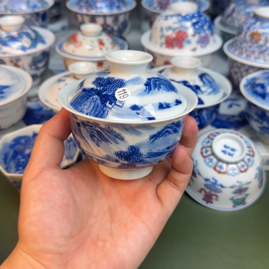 彦祖纯手工手绘茶具119