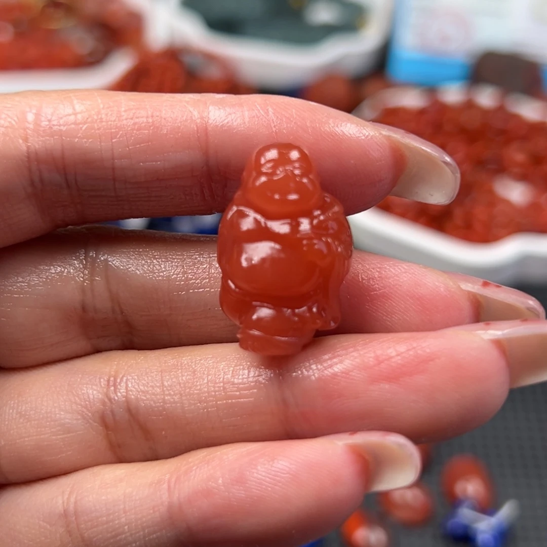 南红玛瑙未镶嵌颈饰