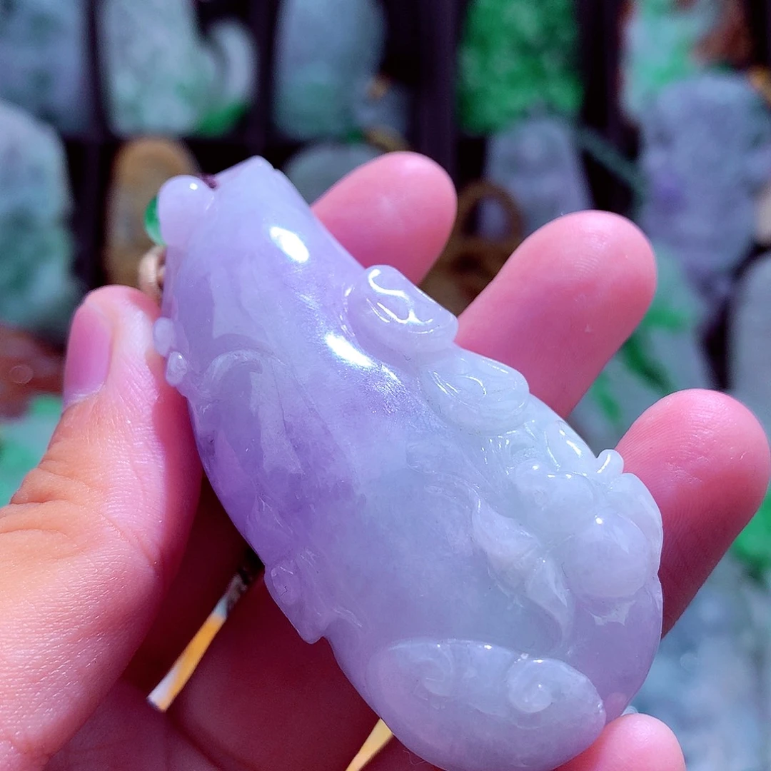 颈饰未镶嵌翡翠天然