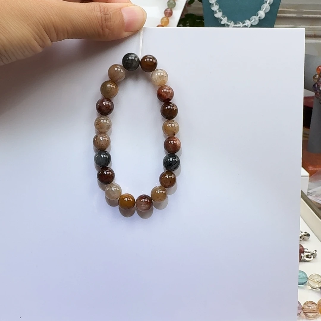 未镶嵌手链水晶兔毛