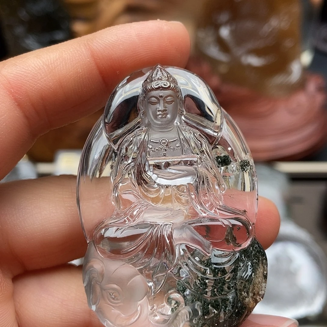 颈饰未镶嵌水晶吊坠