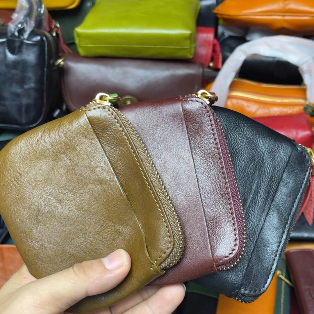 【闪购商品】牛皮头层牛皮零钱包