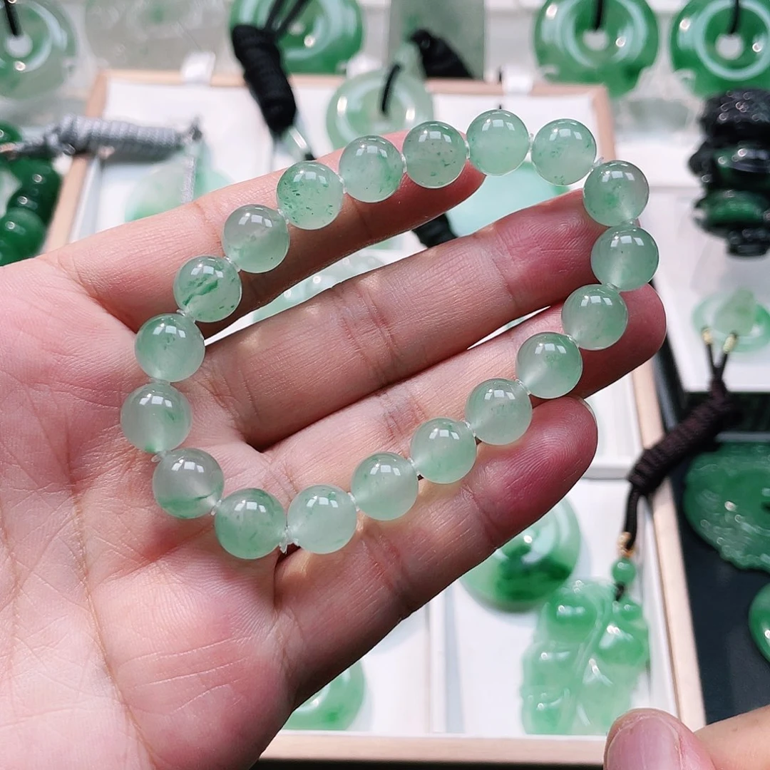 未镶嵌手链石英质玉（非洲翠）