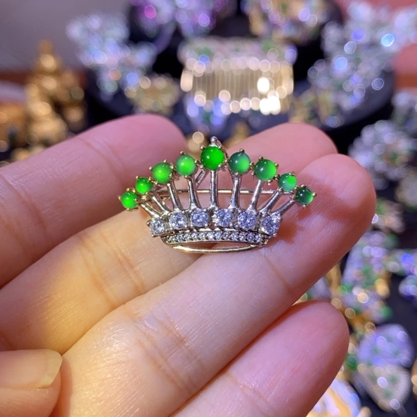 【闪购商品】银S925镶嵌挂件翡翠