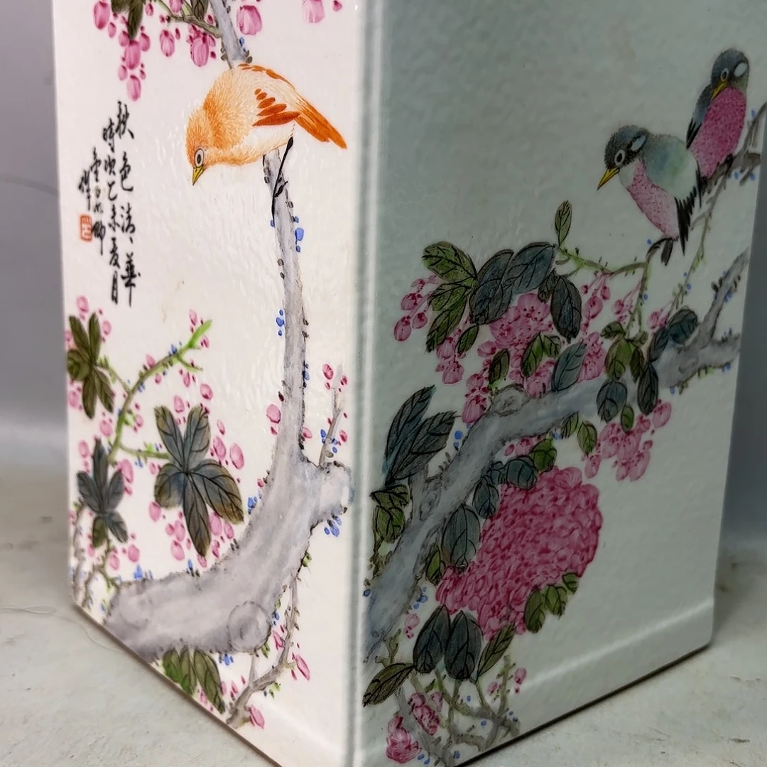 S***Y瓷摆件精品高货工艺美术品细路摆件