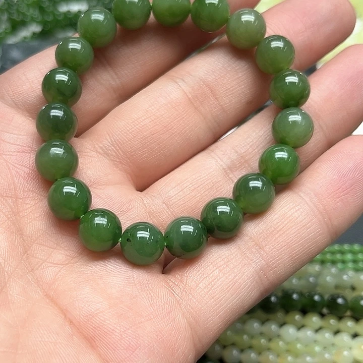 和田玉（碧玉）手串未镶嵌