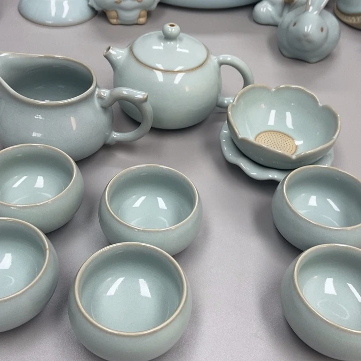 瓷莉*天青色赵琳老师十件套