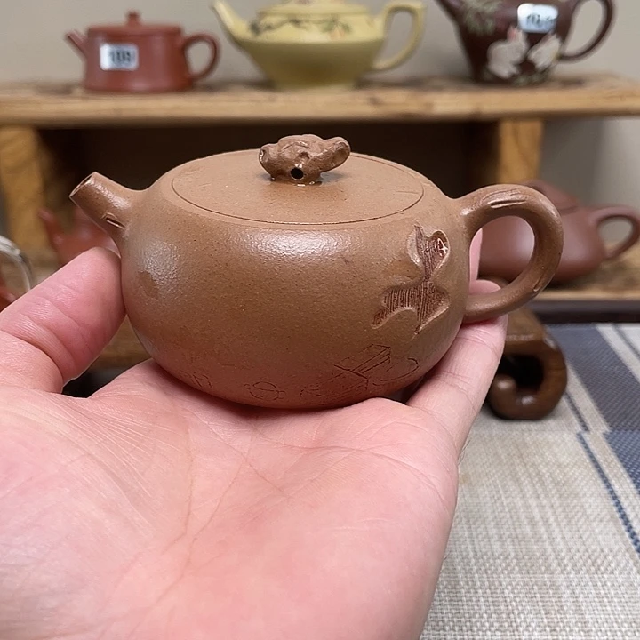 茶壶紫砂原矿手工紫砂壶的