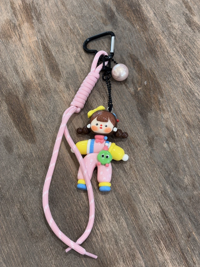 chalan   新款时尚百搭挂件粉黄多妹25GJ0340