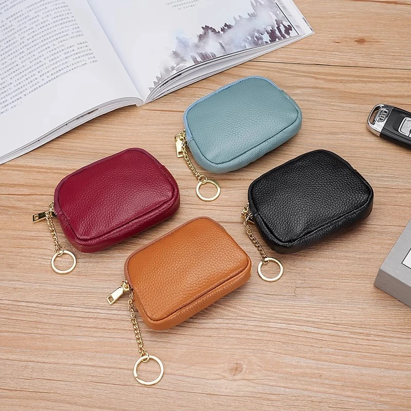 拉链小钱包女迷你小包收纳钥匙包大容量卡包硬币复古零钱包女式