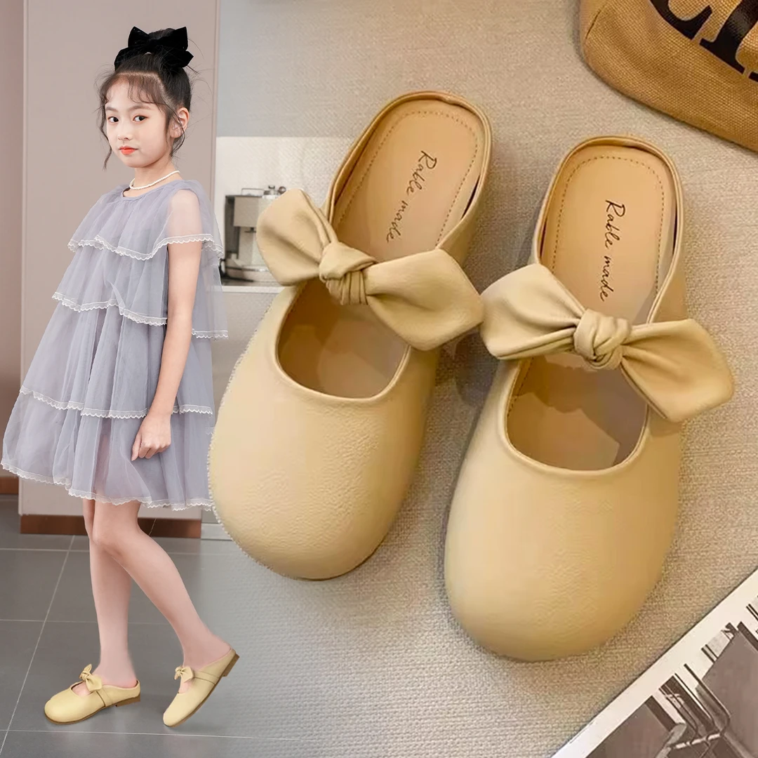 女童凉拖鞋2025夏季新款儿童时尚公主大童女孩软底学生休闲沙滩鞋