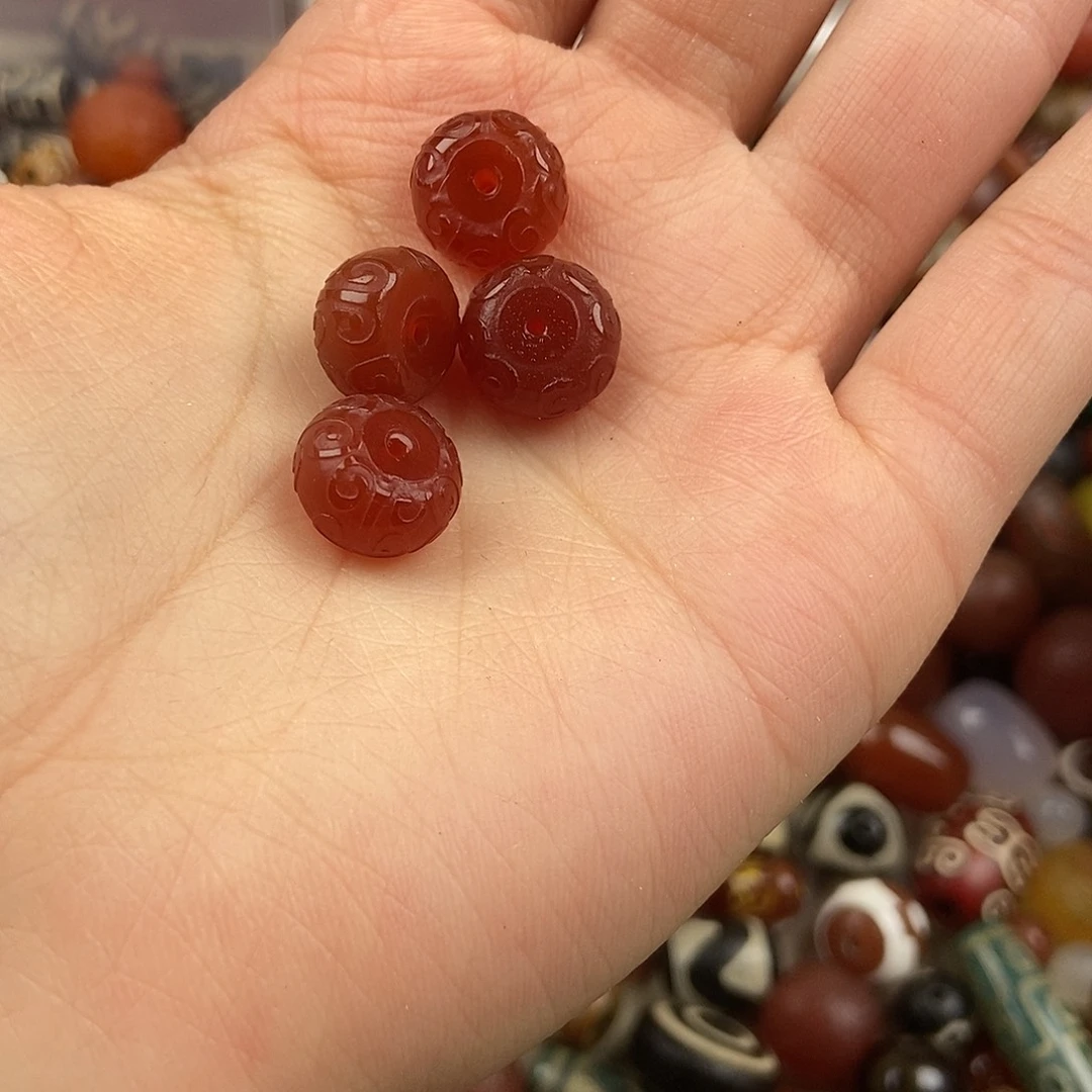 玛瑙/玉髓未镶嵌玛瑙配珠玛瑙散珠