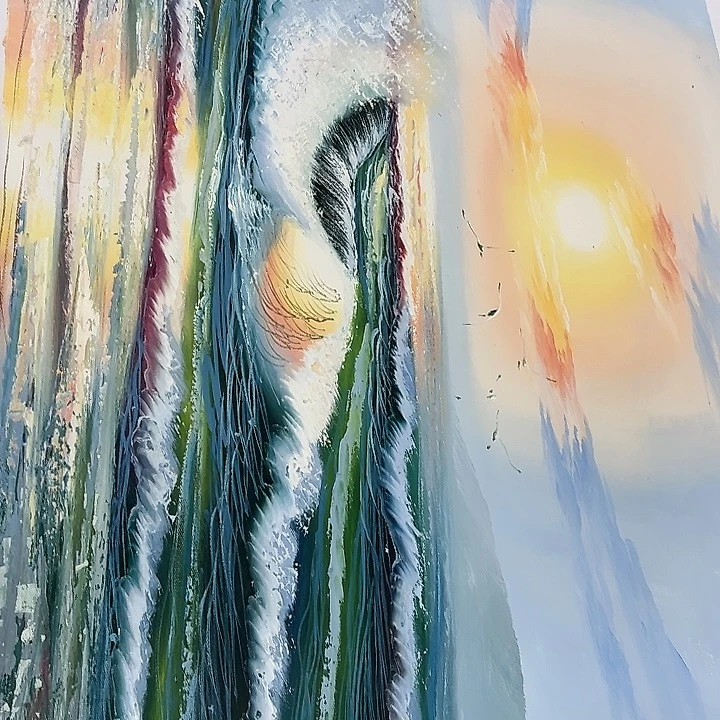 油画恭喜嘻嘻仔仔细细