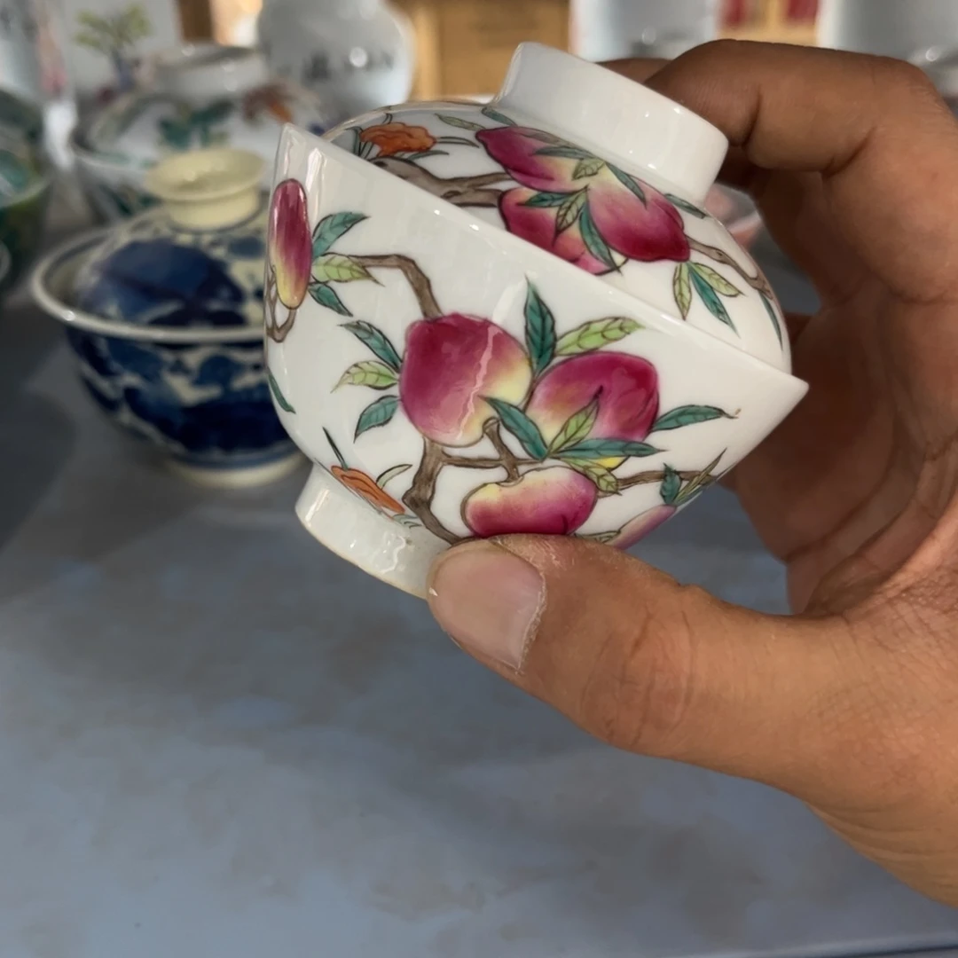 摆件摆件手绘瓷器全部处理了