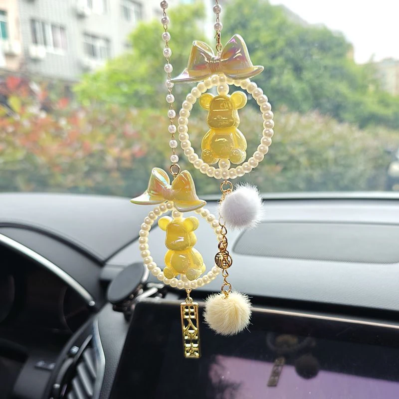 高级感车内后视镜吊饰创意车内饰品