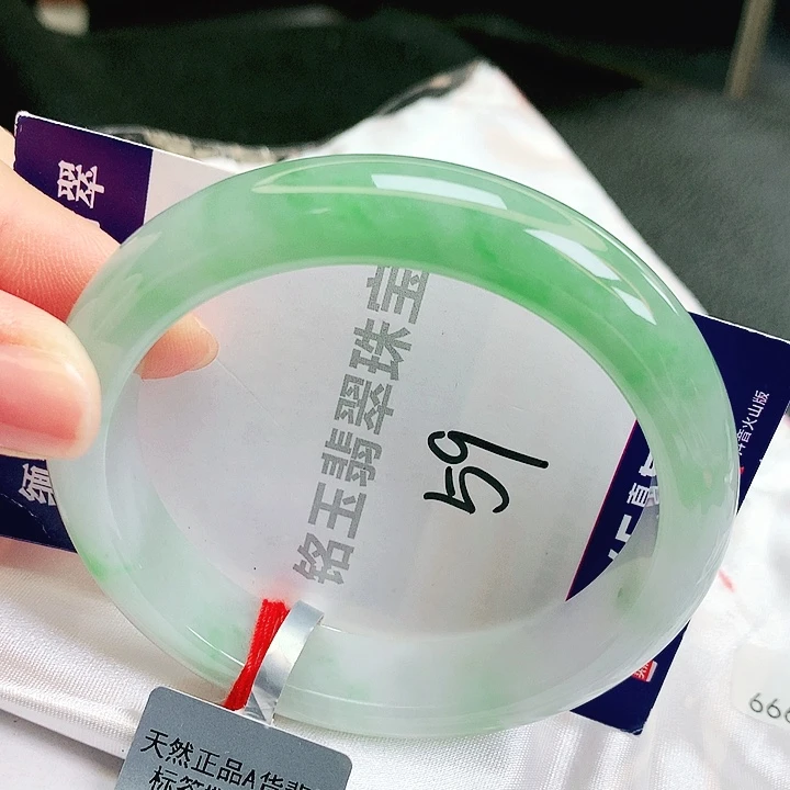 翡翠未镶嵌手镯缅甸天然a货翡翠手镯
