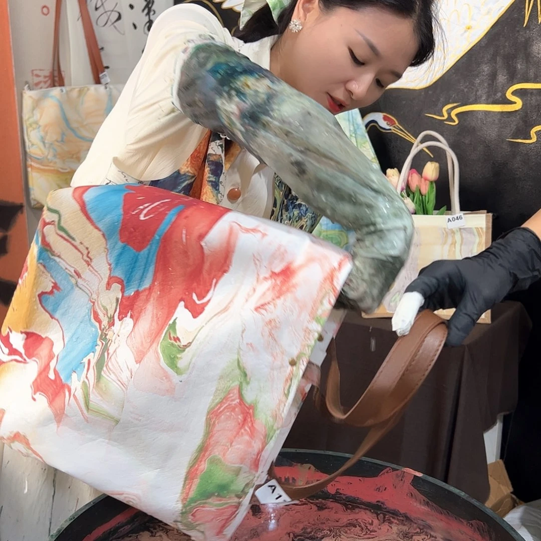 138粉雾海懒人包包手作