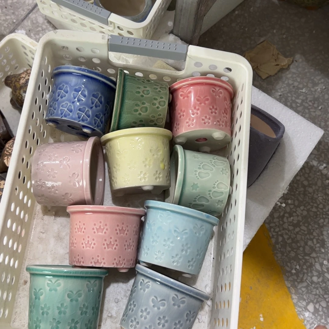 陶瓷陶瓷多肉花盆@@1683