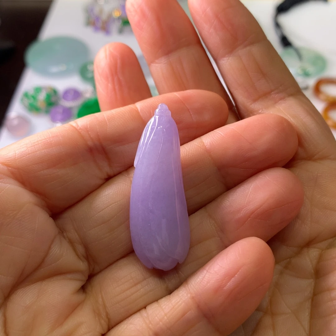 翡翠未镶嵌颈饰天然缅甸翡翠A货吊坠