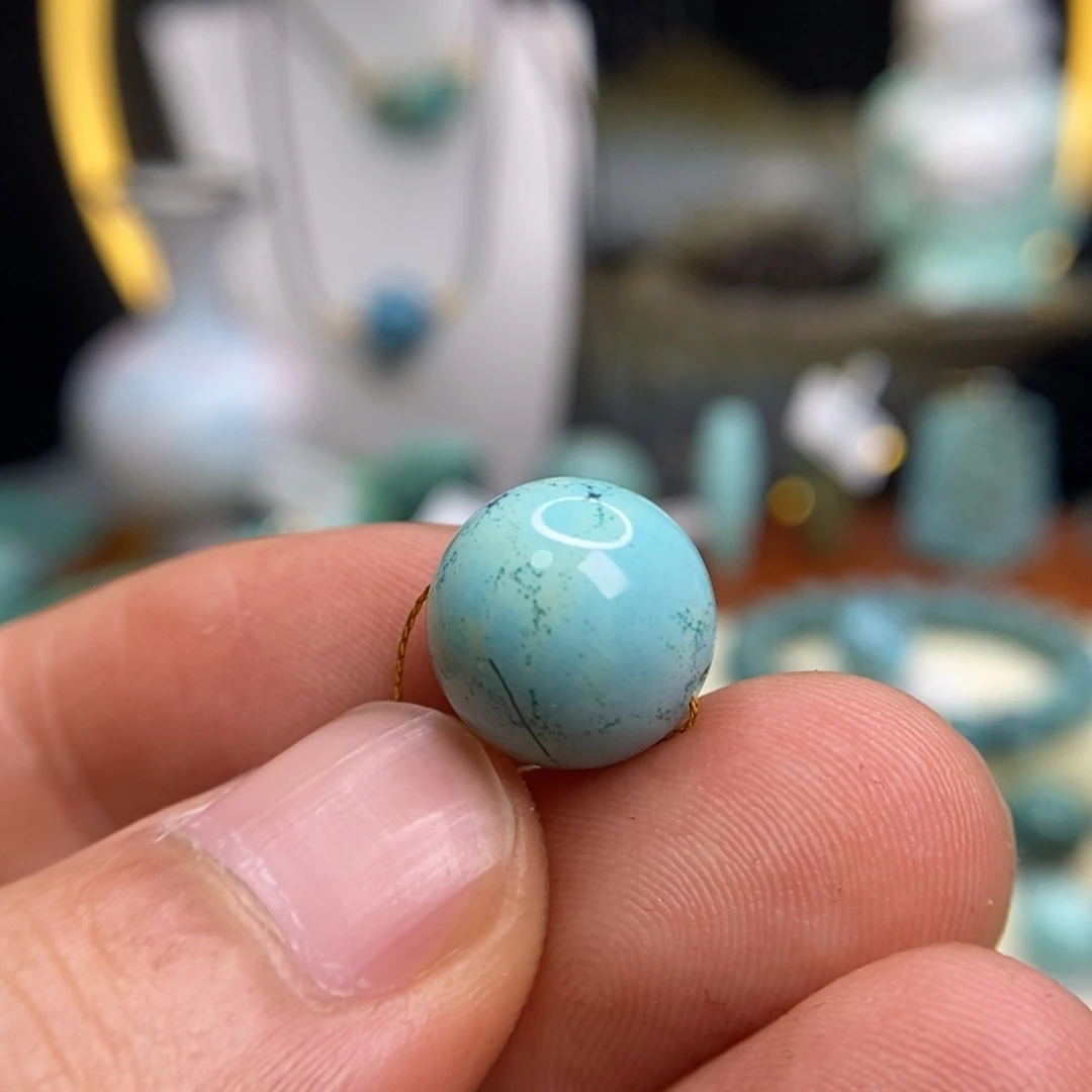 绿松石未镶嵌珠宝半成品13.5