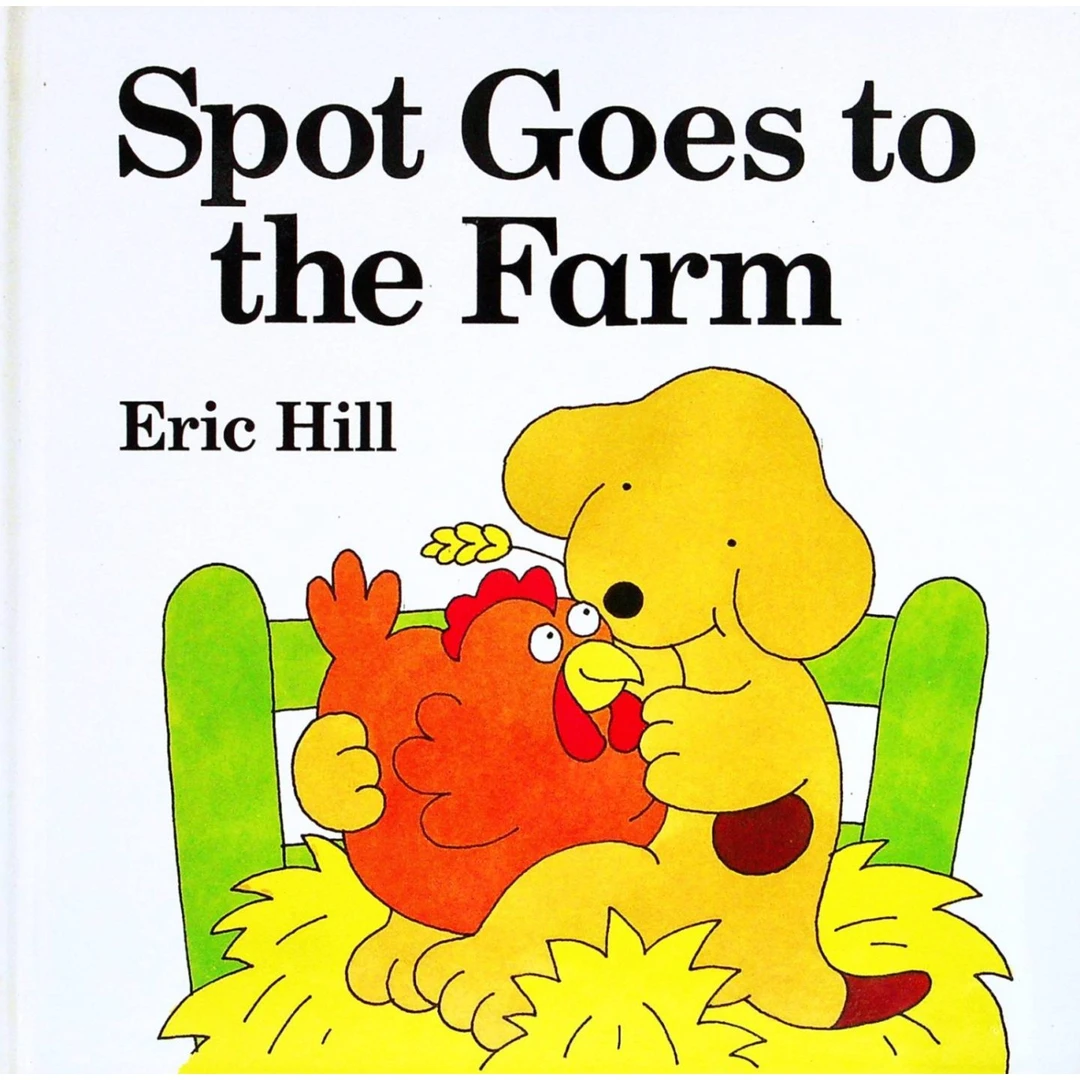 英语原版书小玻系列Spot亲子互动农场动物翻翻书绘本