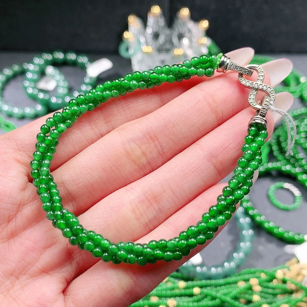 翡翠未镶嵌手链手链