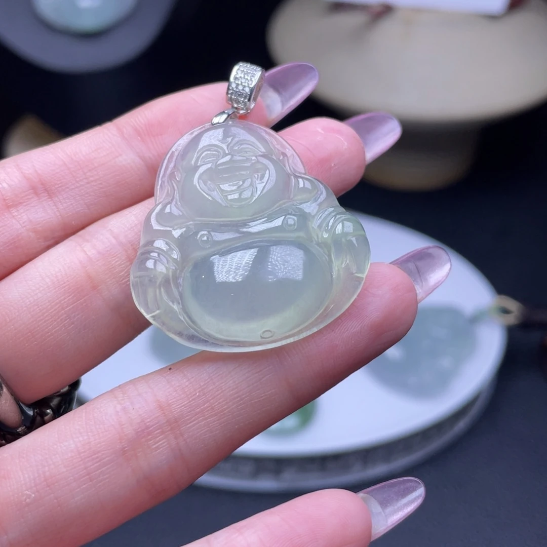 颈饰未镶嵌翡翠吊坠