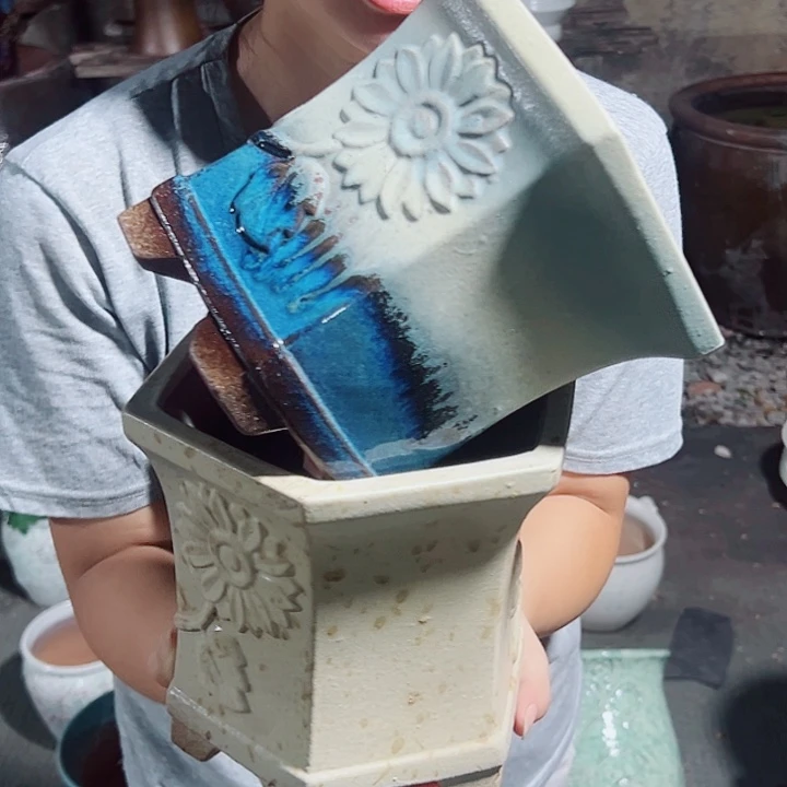 花盆花盆口19高19