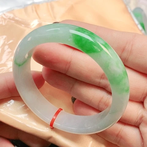 未镶嵌手镯翡翠正圈0534