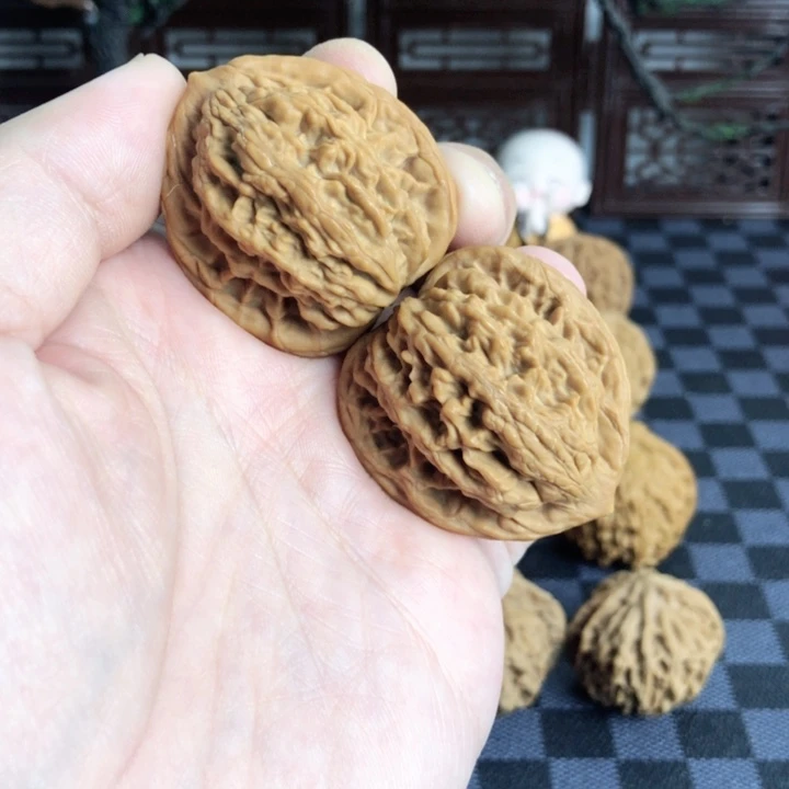 把件桃核闪5麦穗虎头