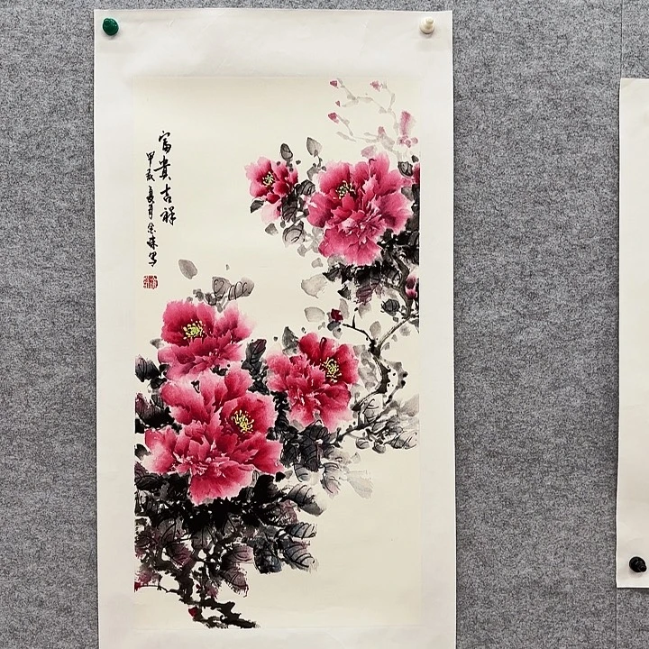 国画花鸟等多种鸟类和