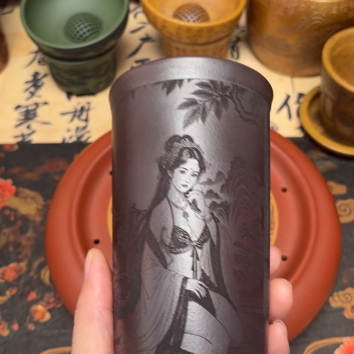 茶杯紫砂宜兴紫砂茶具正品