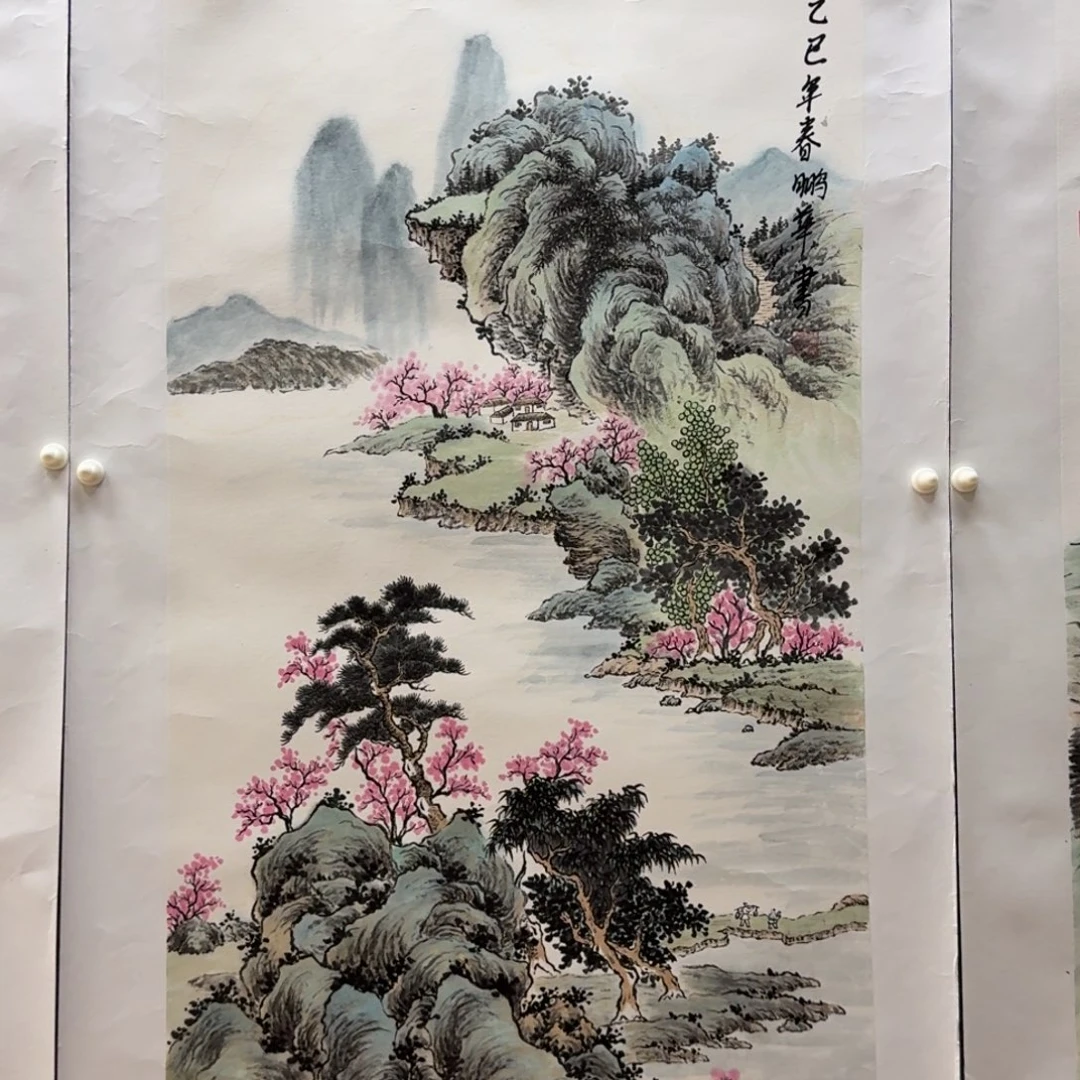 国画杜老师三尺作品山水