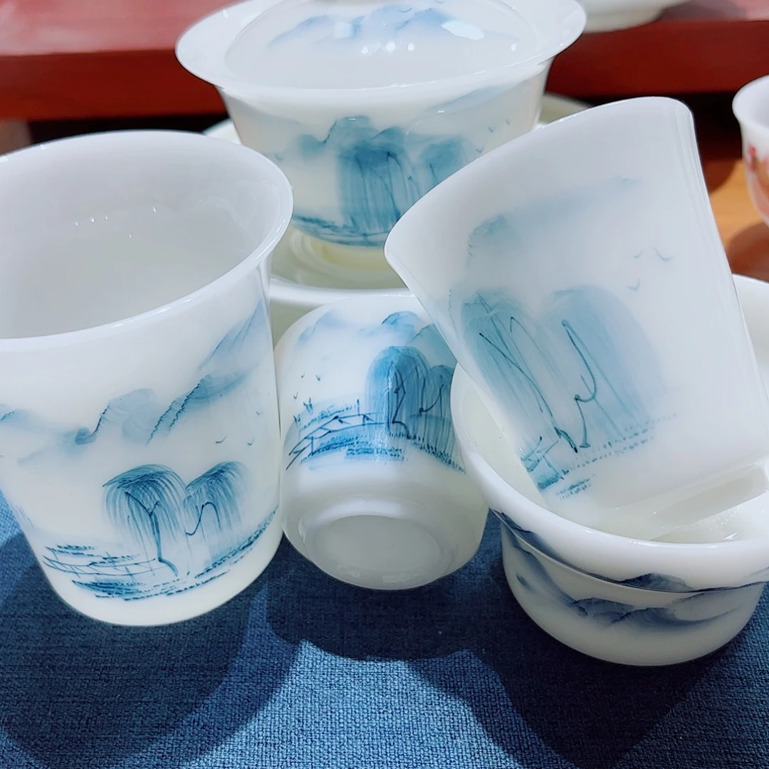 陶瓷璞玉140cc➕6杯套组安全