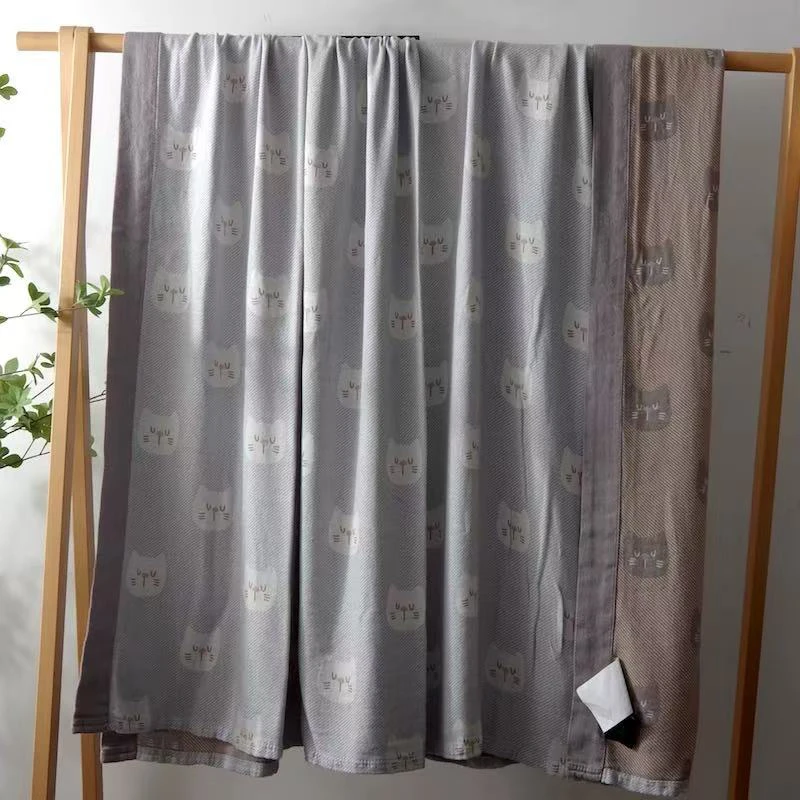 竹棉纱布毯150*200微瑕~D175