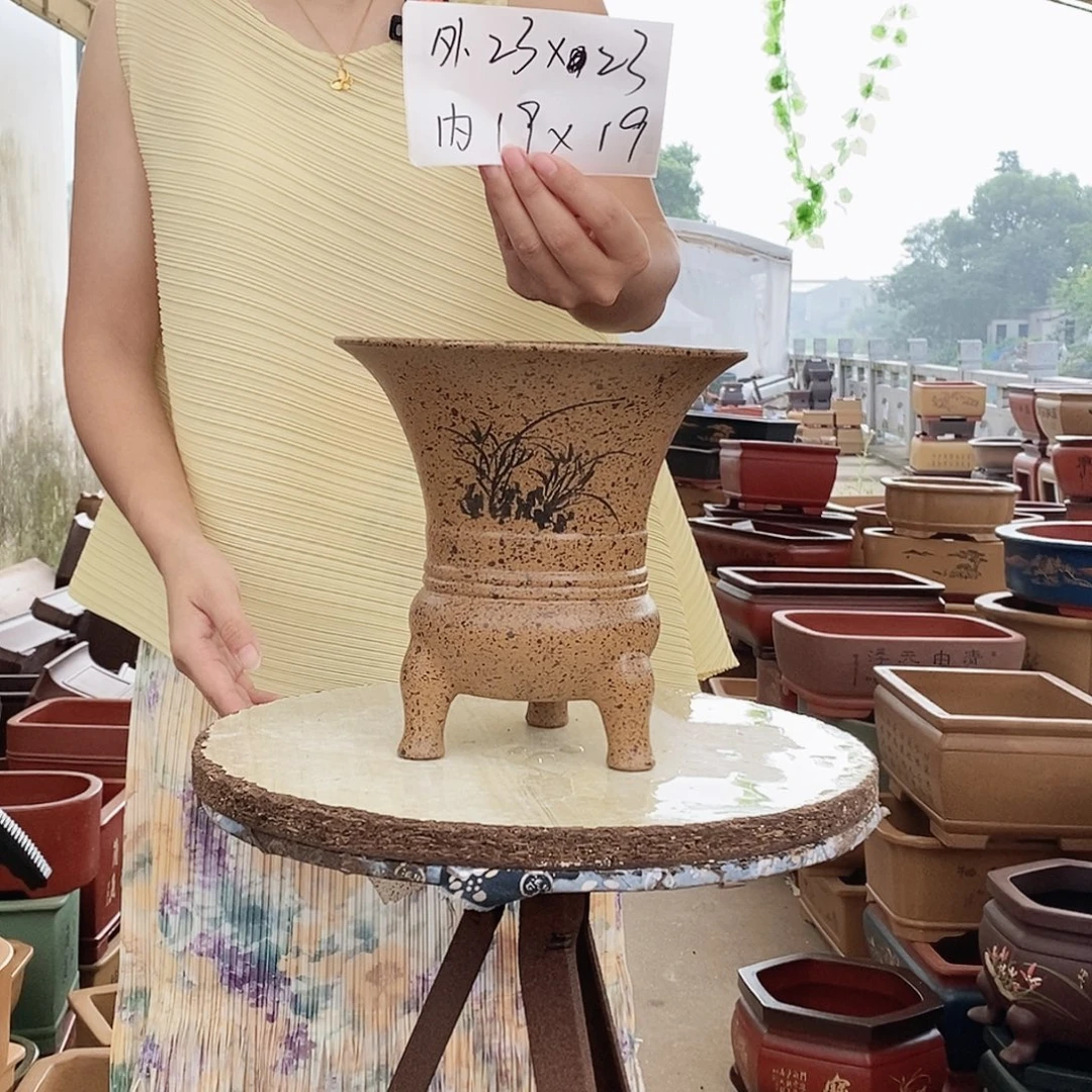 紫砂花盆紫砂花盆