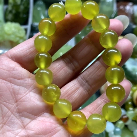 蛇纹石玉未镶嵌手把件