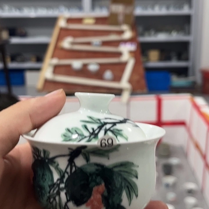 年***恒景德镇手工手绘陶瓷茶具