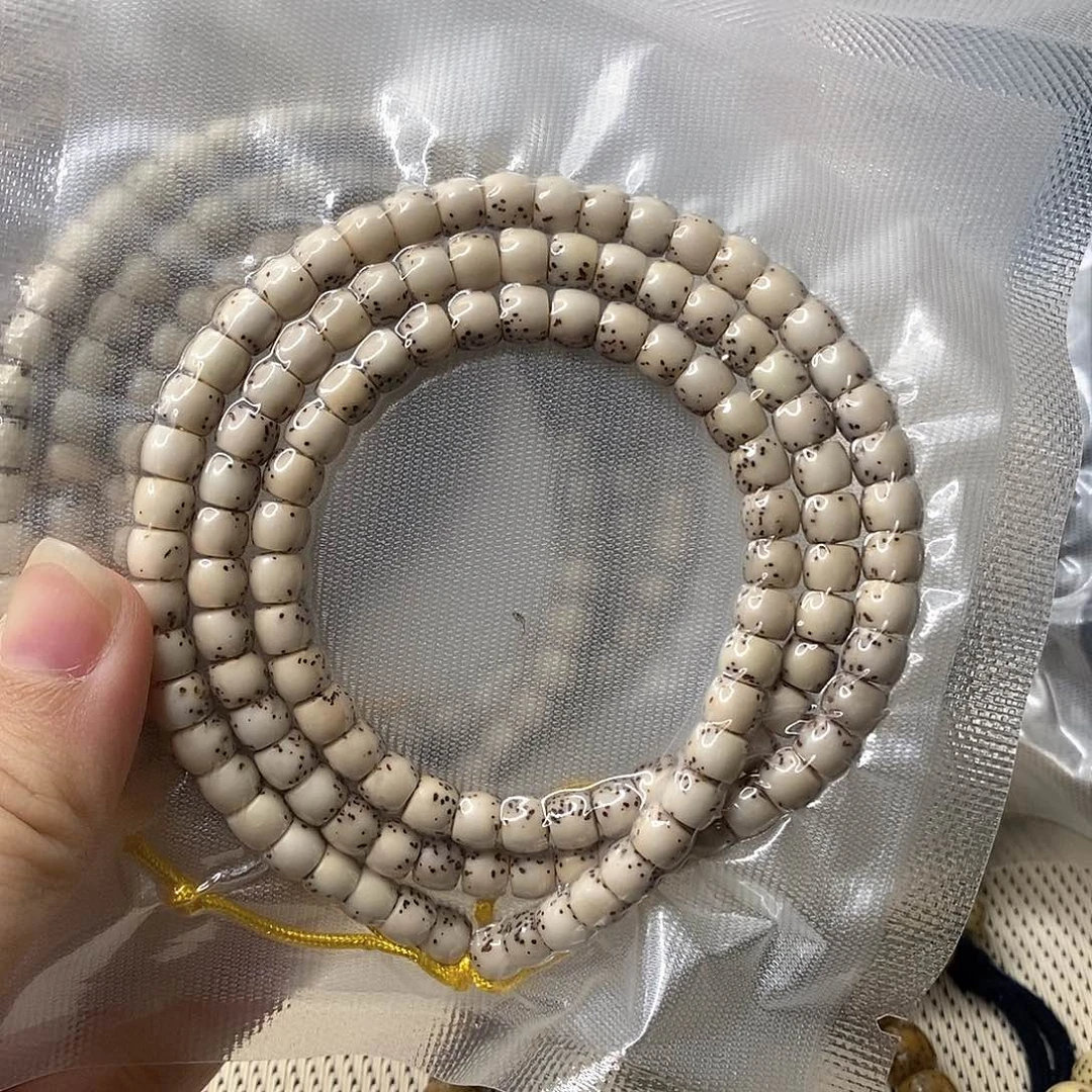 星月菩提吊坠石玉直切河豚长串65