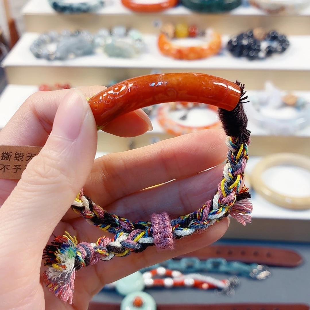 翡翠未镶嵌手链手串