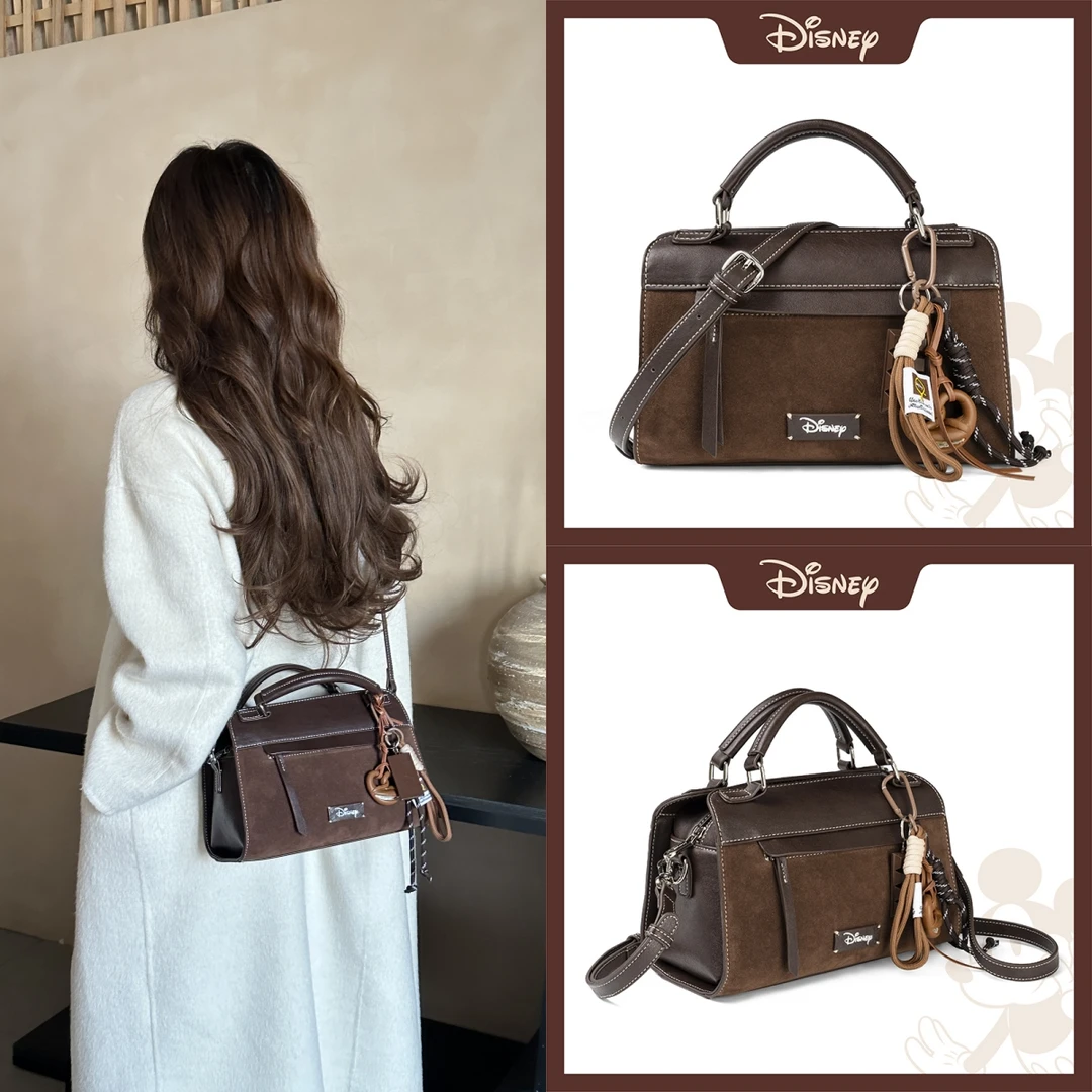 Disney/迪士尼『秋冬新款枕头包』百搭大容量单肩斜跨包手提包包女