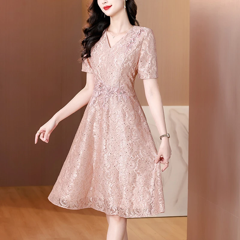 高端旗袍裙年轻妈妈婚宴礼服2025新款洋气中老年时尚上档次碎花裙